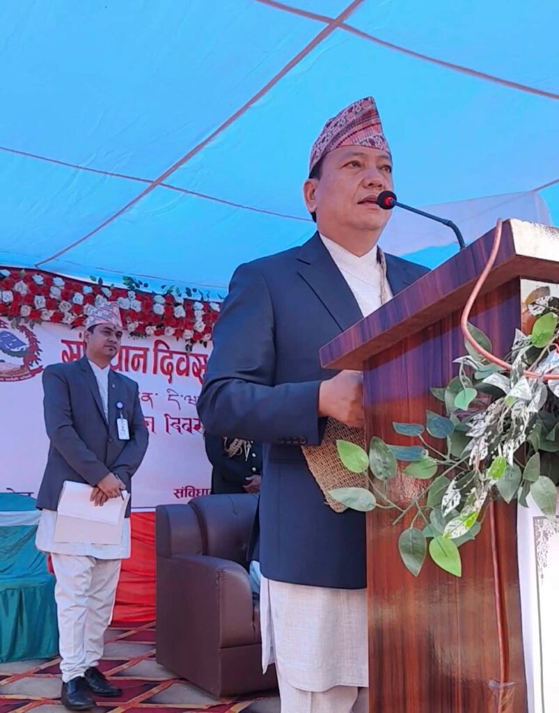 संविधानको प्रभावकारी कार्यान्वयनमा तीनवटै तहका क्रियाशील  हुनुपर्छ :  मुख्यमन्त्री किरण थापा