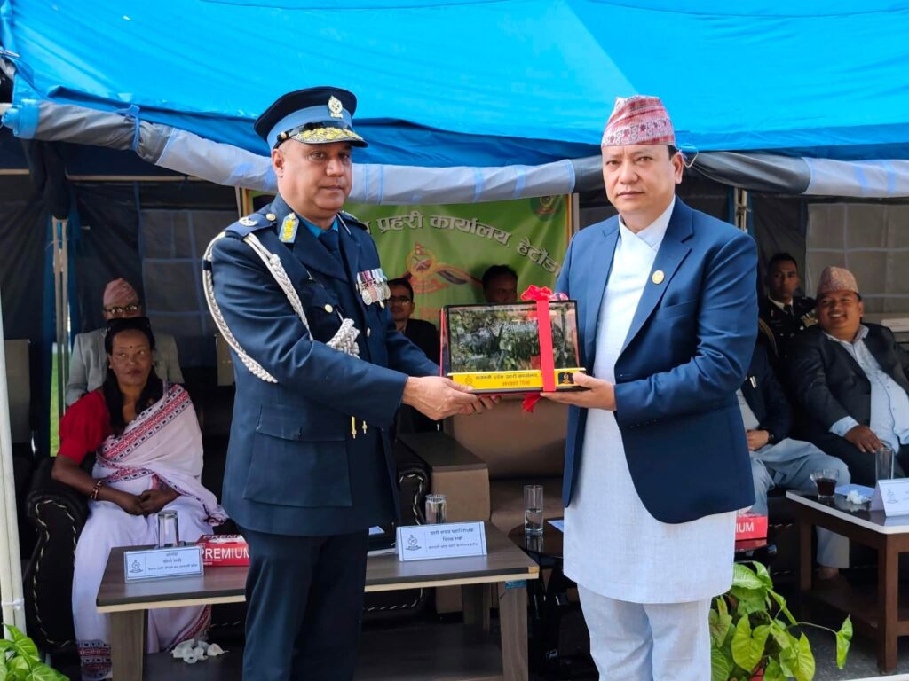 नागरिकलाई प्रभावकारी सेवा प्रदान गर्ने कार्यमा नेपाल प्रहरीको भूमिका महत्त्वपूर्ण : बागमती प्रदेशका मुख्यमन्त्री किरण थापा मगर