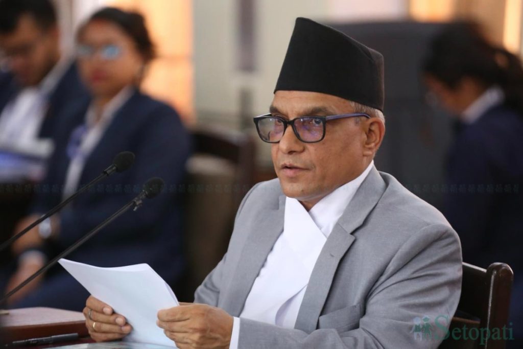 प्रधानन्यायाधीश डा मनोजकुमार शर्माले भने :  कपोलकल्पित र जनतामा भ्रम छर्ने दूषित प्रयास